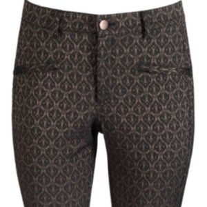 Peruvian Connection Brocade Moto Pants